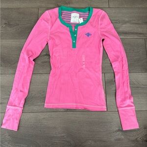 Gilly Hicks pink & green pajama set